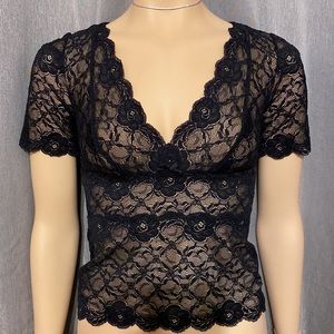 Lace Blouse stretch Leigh bantivaglio